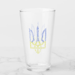 Patrón de espiral de tridente de trízub del escudo