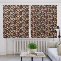 Patrón de estampado de leopardo atrevido marrón ne