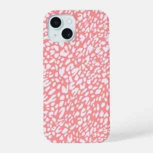 Patrón de estampado de leopardo de coral