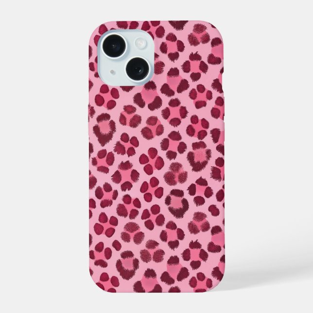 Patrón de estampado de leopardo rosa (Reverso )