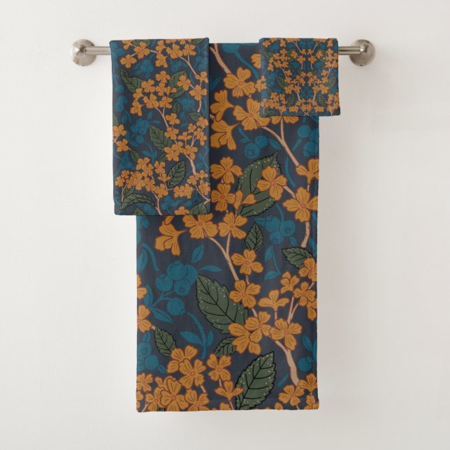 Patrón de estilo William Morris de otoño (In situ)