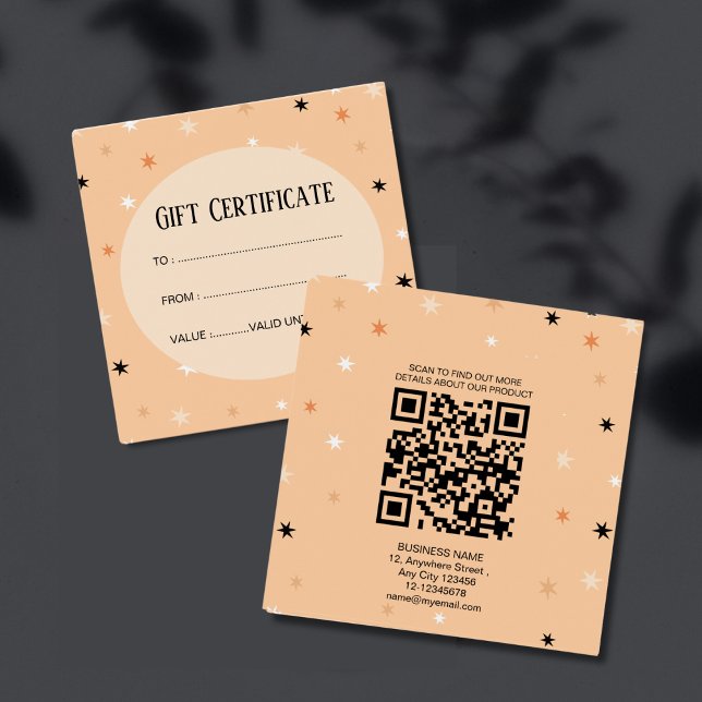 Patrón de estrella negra simple Naranja pastel sim (Subido por el creador)