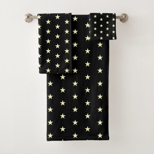 Patrón de estrellas sobre negro (In situ)
