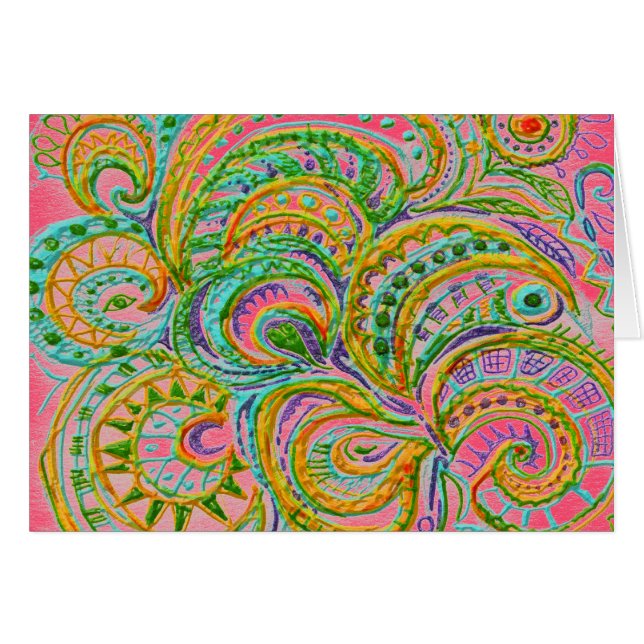 Patrón de fantasía de arte folclórico (Anverso (Horizontal))