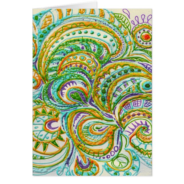 Patrón de fantasía de arte folclórico (Frente)