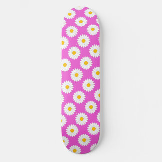 Patrón de Flor de Daisy Brumoso Patineta Rosa