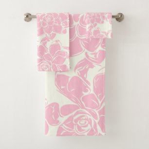 Patrón de flor de Moda de Boho color rosa vintado