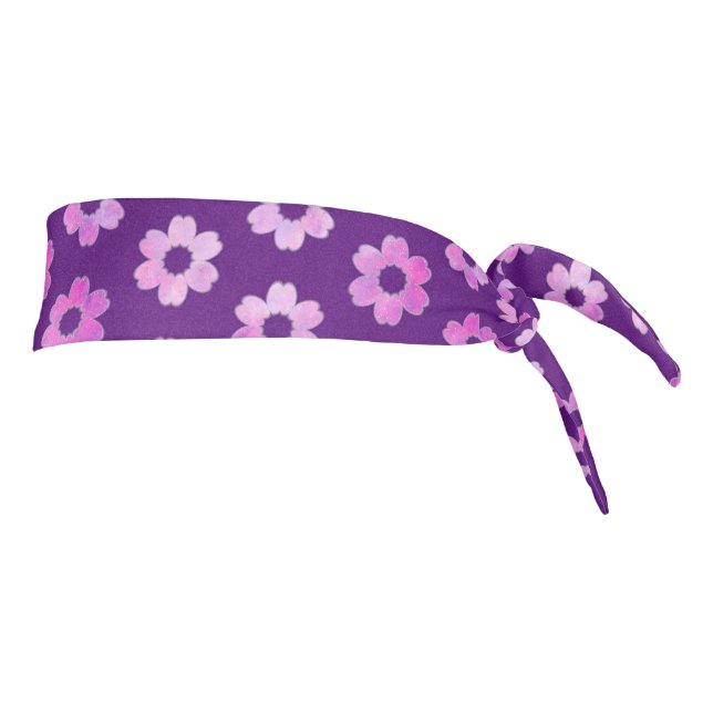 Patrón de flor púrpura de bonito (Girar 90)