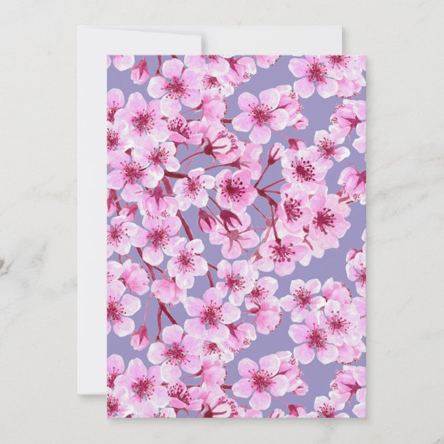 Patrón de floración de cerezo (Anverso)