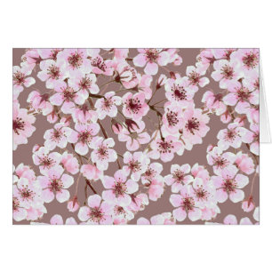 Patrón de floración de cerezo