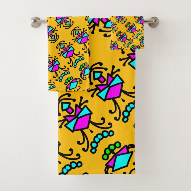 Patrón de flores de bicho de perro (In situ)