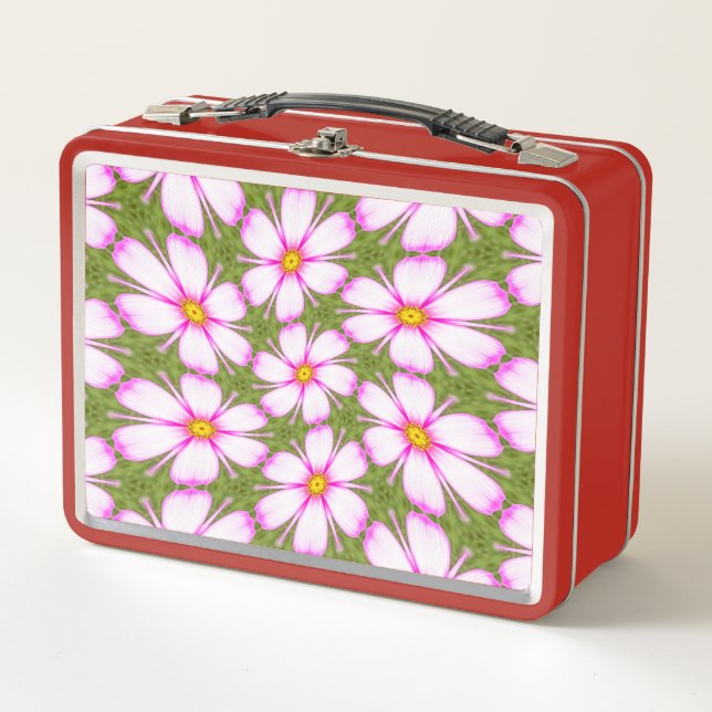 Patrón de flores de cosmos (Anverso)