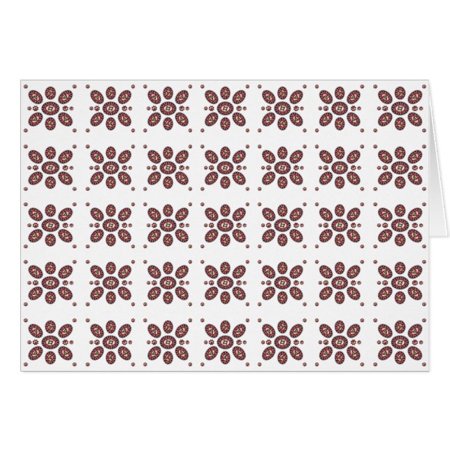 Patrón de flores de Mandala (Anverso (Horizontal))