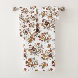 Patrón de flores del Boho retro