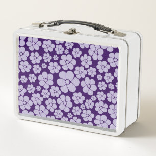 Patrón de flores - Púrpura