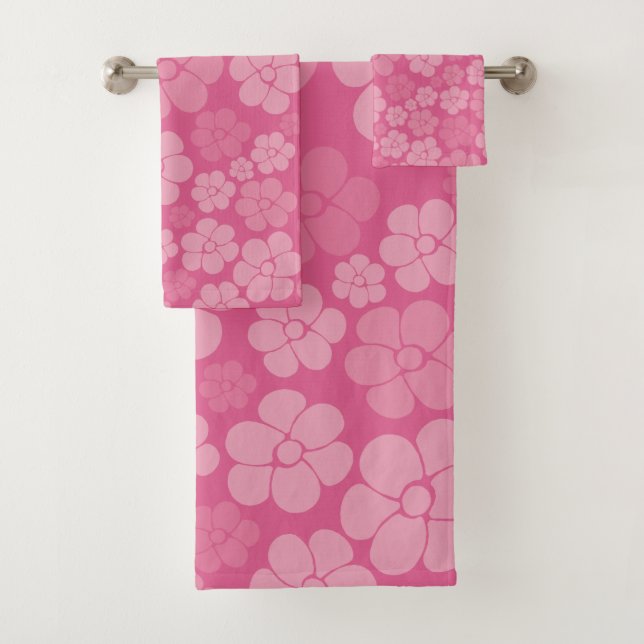 Patrón de flores - rosa (In situ)