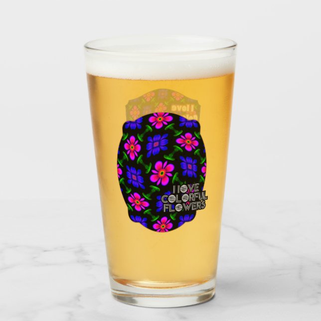 Patrón de flores rosas adorables (Anverso (lleno))
