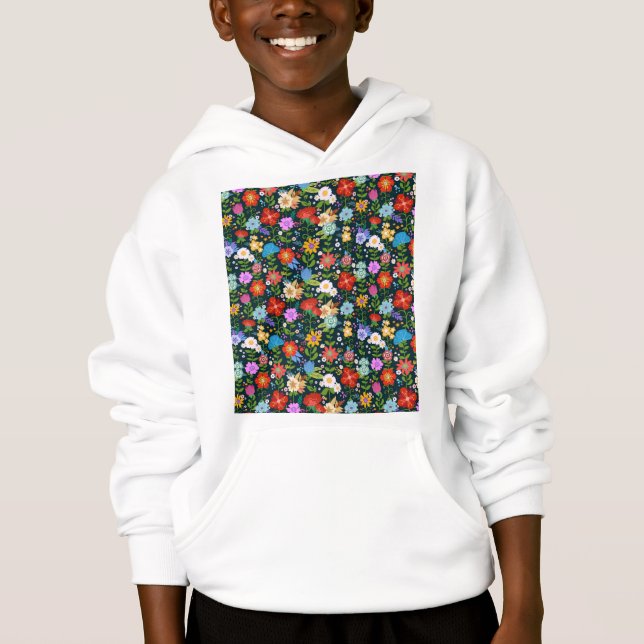 Patrón de flores sin soldadura Ditsy-13554 (Anverso)