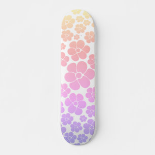 Patrón de flores - Skateboard