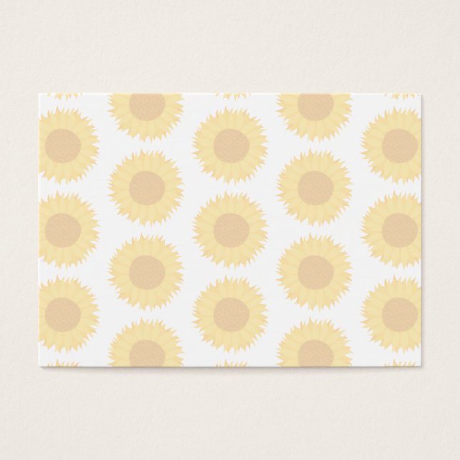 Patrón de fondo de girasol pálido. (Frente)
