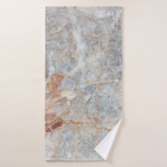 patrón de fondo de textura de mármol con alta reso (Toalla de baño)