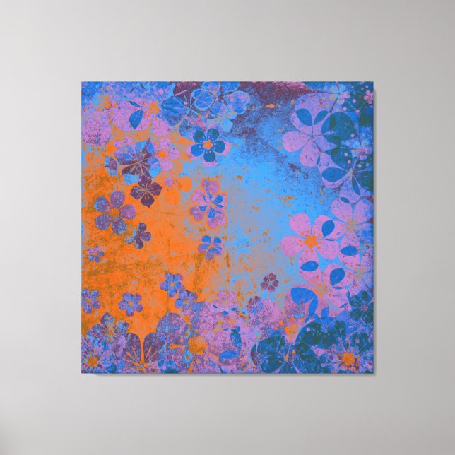 Patrón de fondo floral de arte 2 (Anverso)