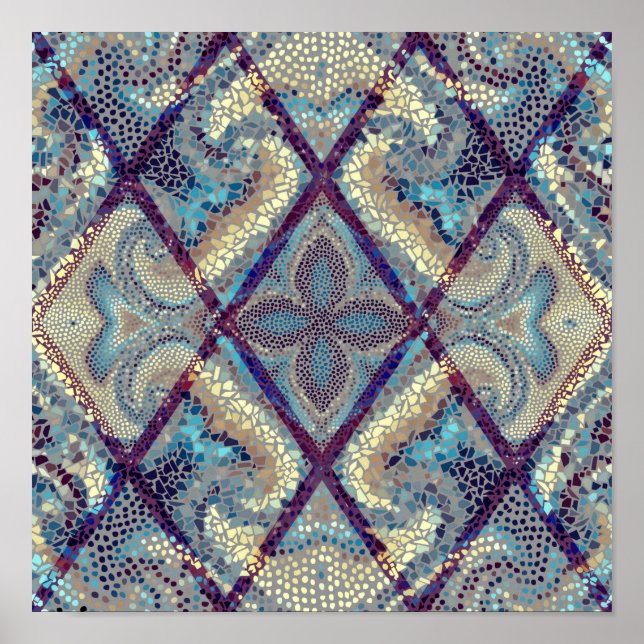 Patrón de fondo sin inconvenientes. Patrón de arte (Frente)