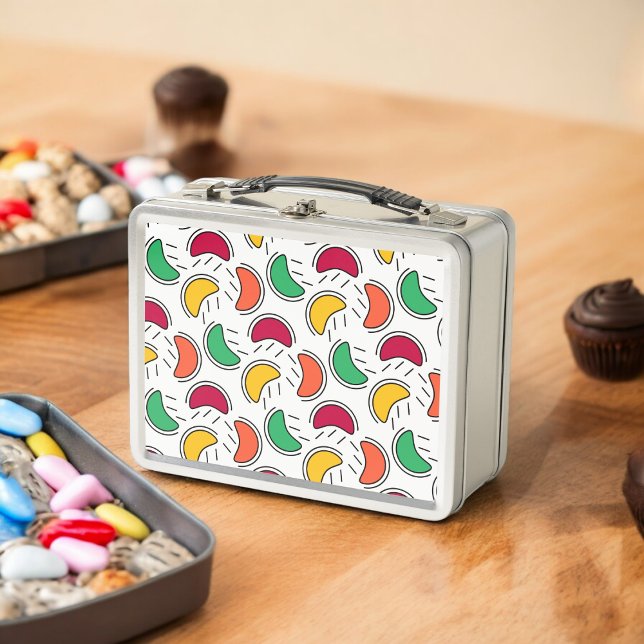 Patrón de formas de candía de frutas (Lunchbox )