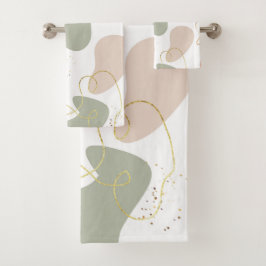 Patrón De Formas Orgánicas Geométricas De Boho En 