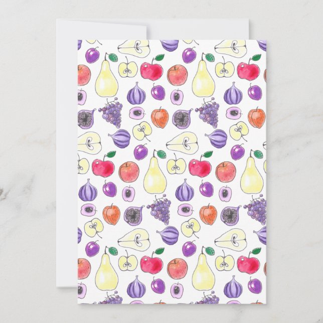 Patrón de frutas (Anverso)