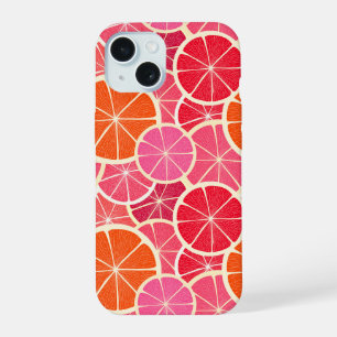 Patrón de frutas de cítricos de naranja y pomelo