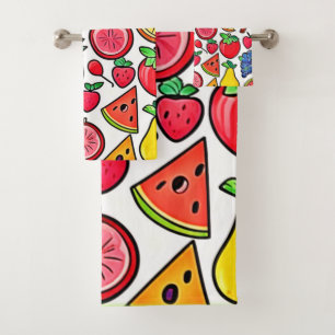 Patrón de Frutas Vibrantes