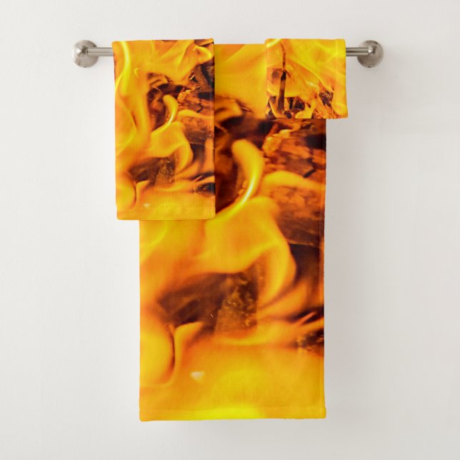 Patrón De Fuego Y Flores (In situ)