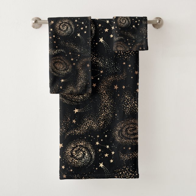 Patrón de galaxia de la constelación Gold Star (In situ)