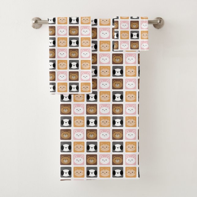 Patrón de gato, conejo, perro y oso (In situ)