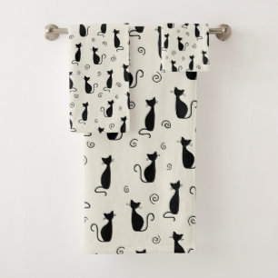 Patrón De Gatos, Gatos Cutos, Gatos Negros, Gatito