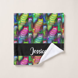 Patrón de gatos gradientes coloridos