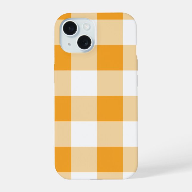 Patrón de Gingham amarillo (Reverso )