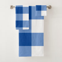 Patrón de gingham azul