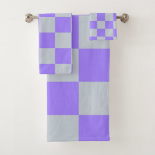 Patrón de Gingham de Purple Checkered