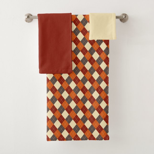 Patrón de Gingham otoño/otoño (In situ)