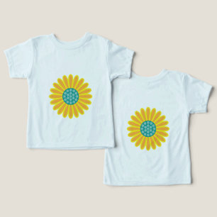 Patrón de girasol   Vibrante diseño floral veranie