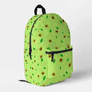 Patrón de girasoles Mochila impresa
