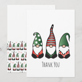Patrón de Gnome de Navidades de agradecimiento