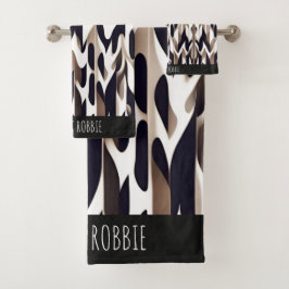 Patrón de gris marrón marocco triángulo geométrico