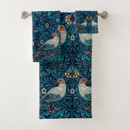 Patrón de Guay William Morris Birds Strawberry Blu