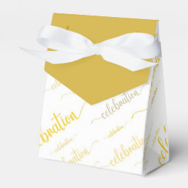 Patrón de guión de celebración Caja de favoritos