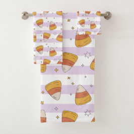 Patrón de Halloween de maíz dulce y dulce de dulce