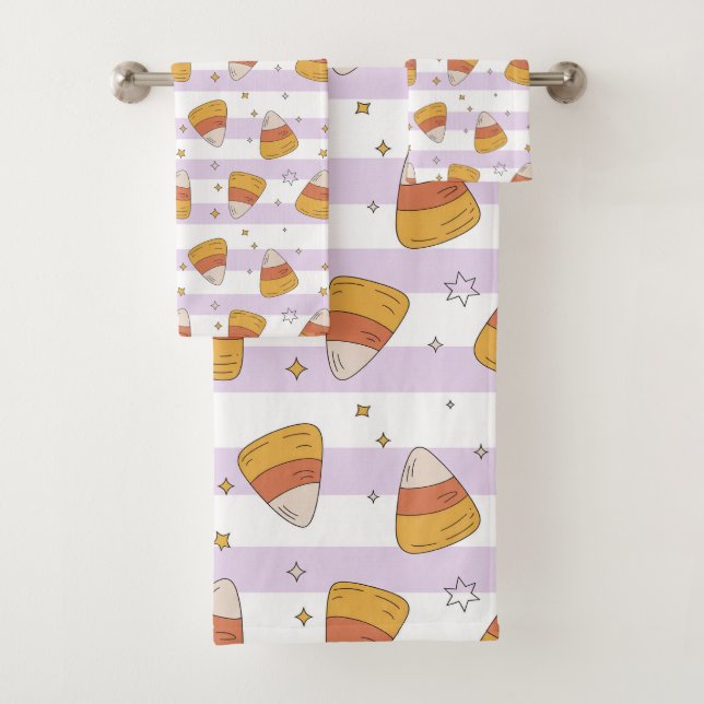 Patrón de Halloween de maíz dulce y dulce de dulce (In situ)