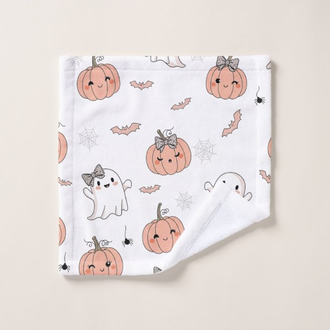 Patrón de Halloween sin foco (Toallita)
